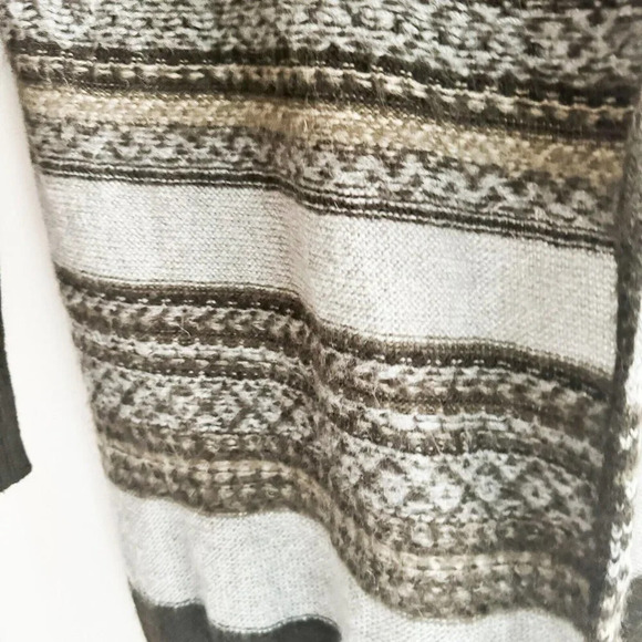 Benneton Sartoria Waterfall FrontMohair Blend Long Cardigan OS - Picture 3 of 7